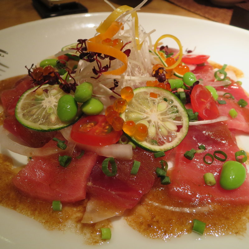まぐろのカルパッチョ(あえん)