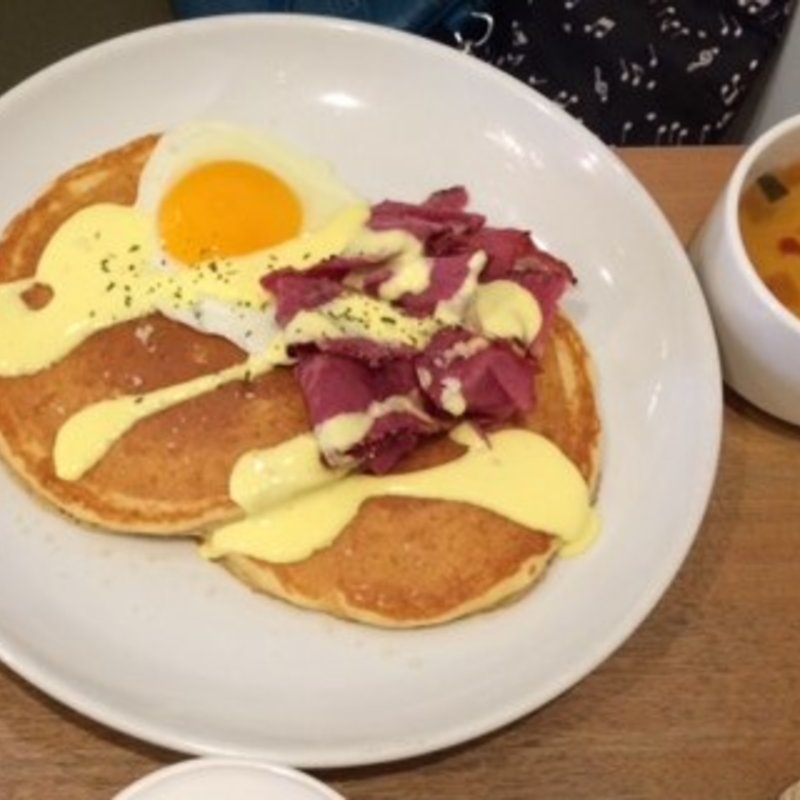 朝食セット(パンケーキ専門店 バター 江坂 （パンケーキ専門店 Butter）)
