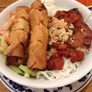 Vermicelli Noodles with Spring Rolls and BBQ Pork(Pho & Company )