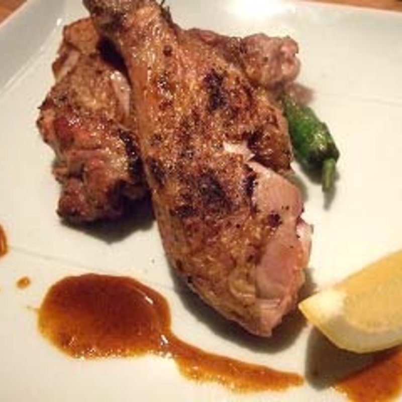 ホロホロ鳥(炭火とワイン okibi 燠火 （おきび）)