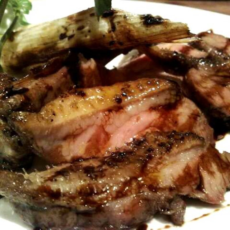 シャラン鴨のバルサミコソース(VOLTA 北新地)