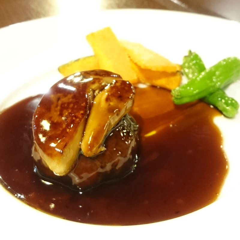 黒豚とフォアグラの酢豚風(ミース食堂)