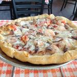 Bay Shrimp and Anchovympizza