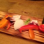 バーニャカウダ 野菜(piacere pizza)