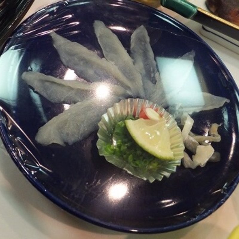 フグのお刺身(萩グランドホテル天空 )