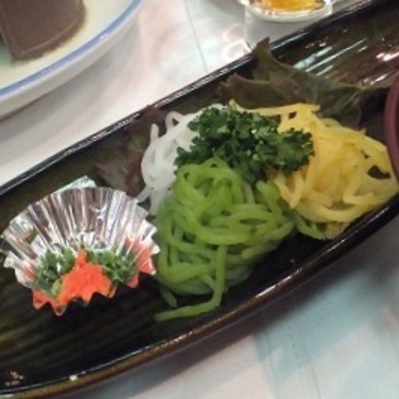 フグ刺しのツマ(萩グランドホテル天空 )