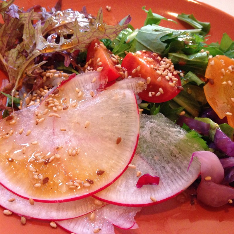 鎌倉野菜のサラダ(深夜特急 アジアン キュジーヌ カフェアンドバー)