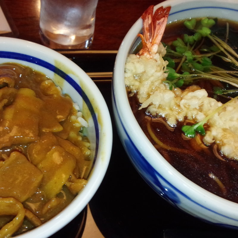 本日のまかない丼／蕎麦屋のカレー丼と手打ちそば(神田 味喜庵)