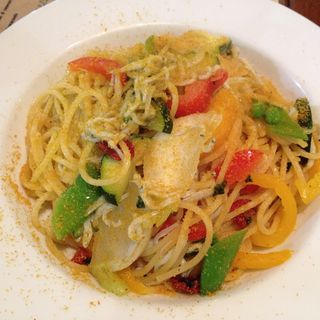 シラスとカラスミのスパゲッティ(イタリア料理 ～ジラソーレ～)