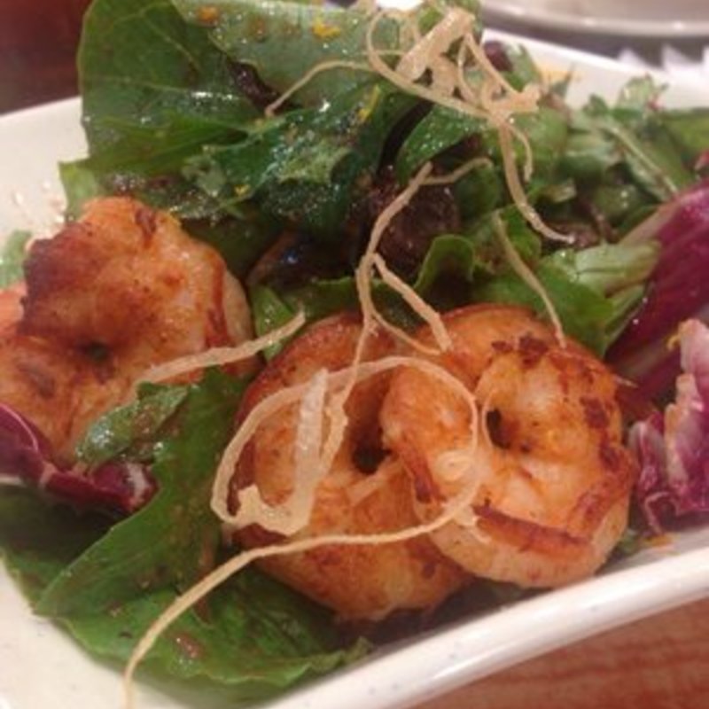 Pan grilled garlic salad(Hawaii Pot Shabushabu House)