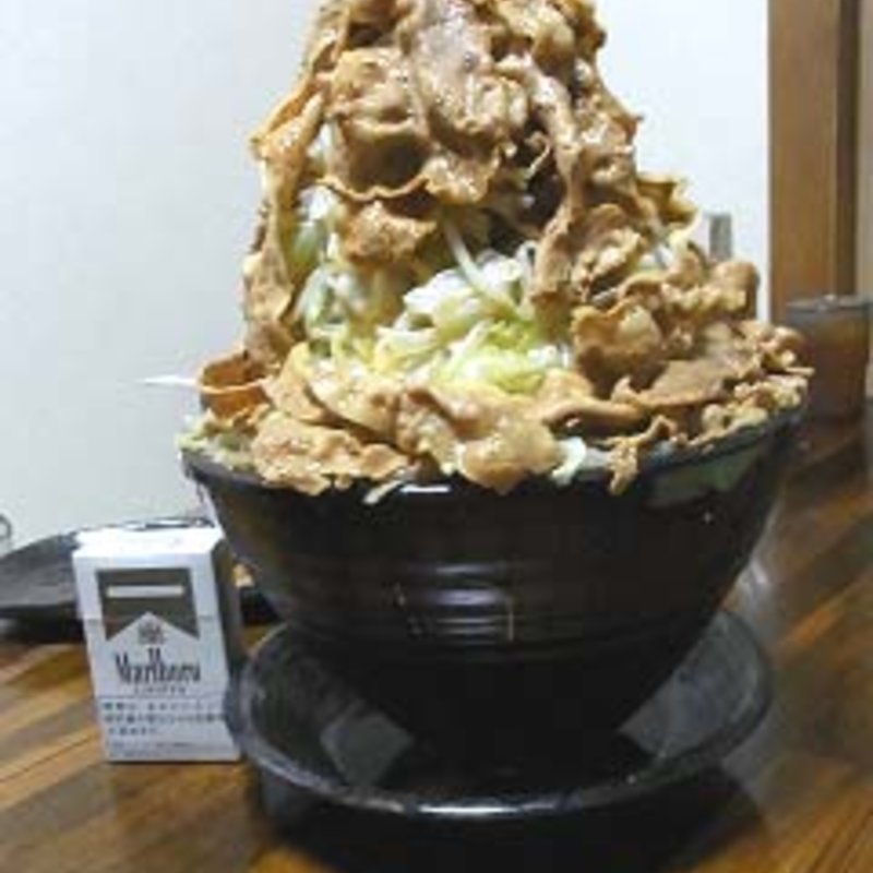 男の根性黒醤油（W全祭盛）(麺屋 わっしょい)