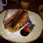 Peanut butter and banana stuffed French toast(The Bounty of the Islands)