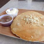 Banana Macadamia Nut Pancakes