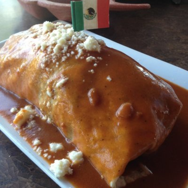 Chimichanga burrito(Just Tacos Mexican Grill and Cantina)