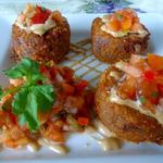 Okinawan Sweet Potato & Kalua Pork Cakes(Kahai Street Kitchen)