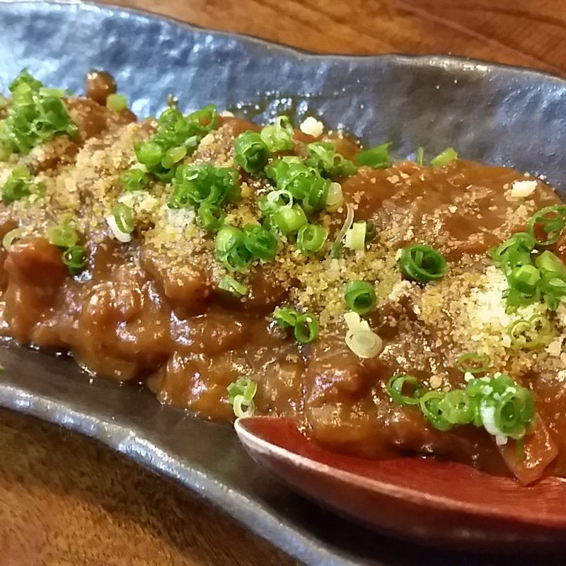 豚タンのデミソース煮込み(なんば よっちょれ 庄屋はん)