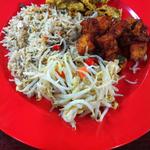 Nasi Campur (Chicken Biriyani and so on)
