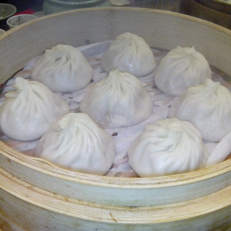 上海小籠湯包(盛園絲瓜湯包)