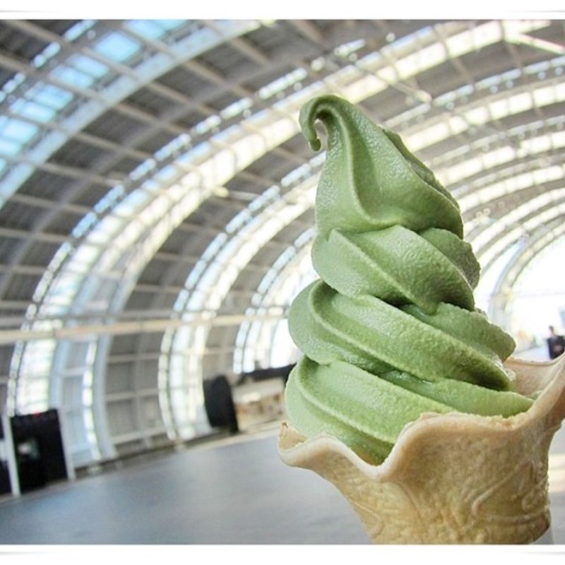 狭山茶ソフトクリーム(カフェタマ )