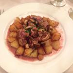 Veal kidney in mustard sauce