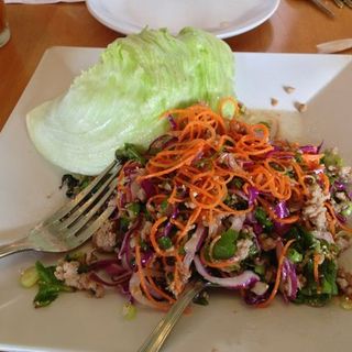 Larb/pork lettuce wraps(Opal Thai Food)