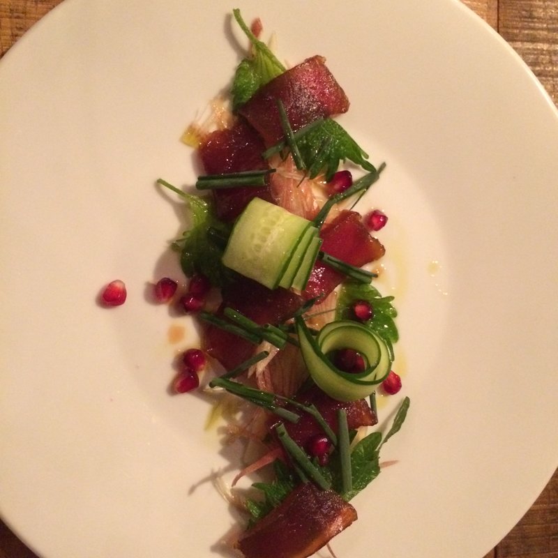 づけ鮪の和風カルパッチョ(ランタン 代々木上原店)