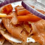 Smoked salmon bagel(Kono’s )