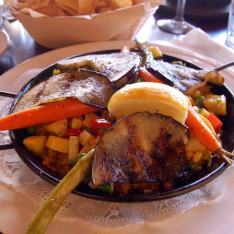 Vegetarian Paella(Luibueno’s Mexican )