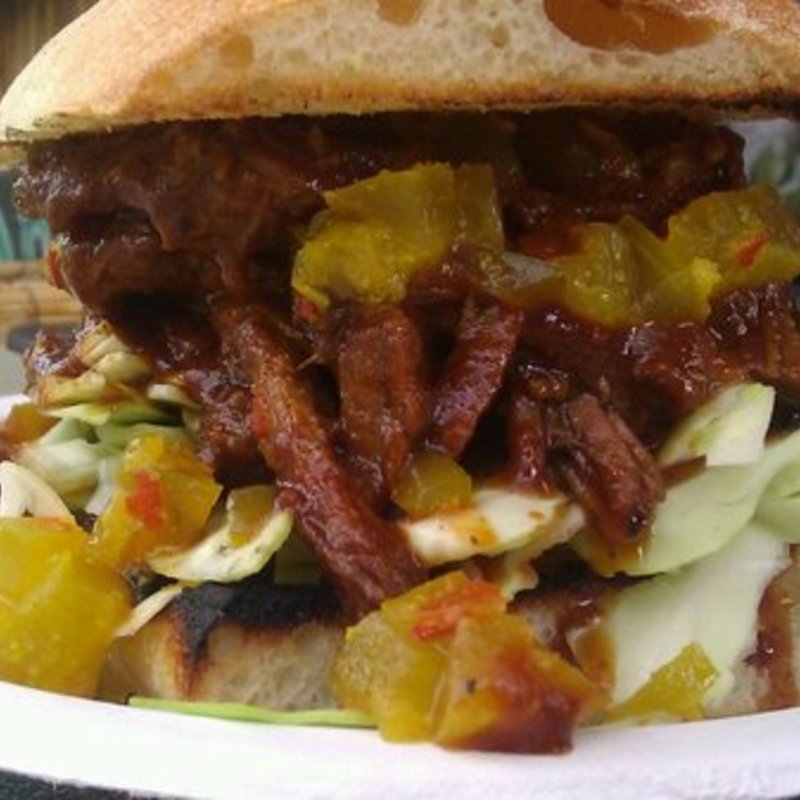 BBQ Brisket(VJs North Shore Dogs )