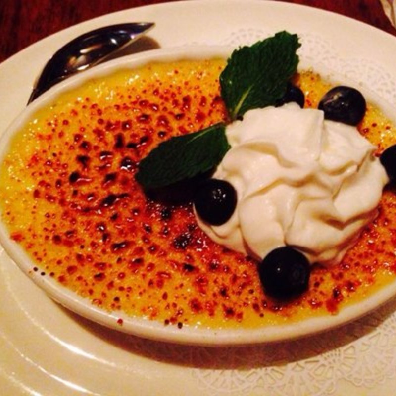 Lilikoi creme brûlée(Haleiwa Joe’s Seafood Grill)