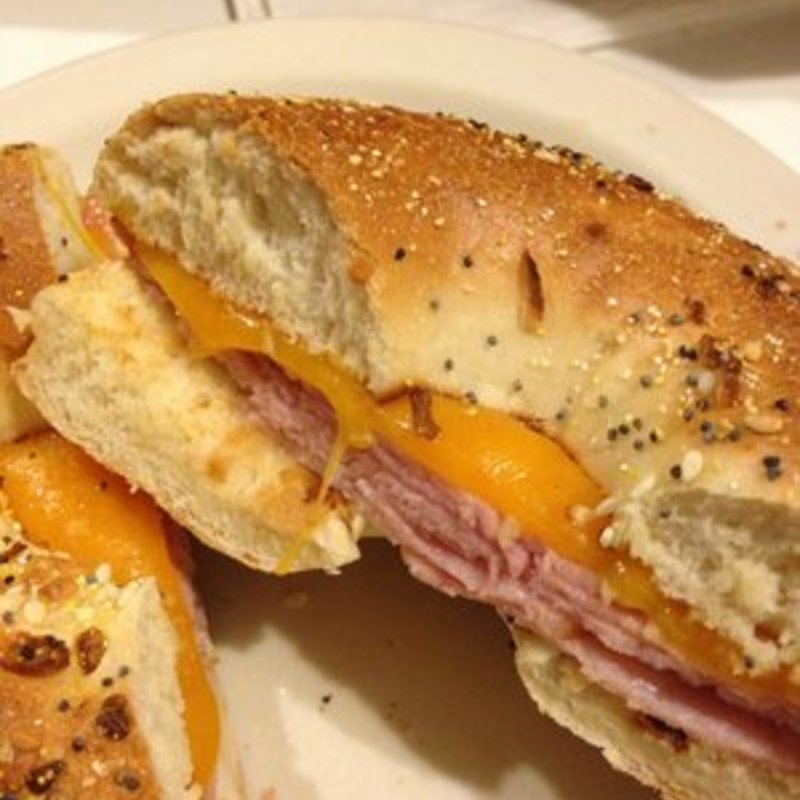 Hum cheese bagle(Sure Shot Cafe)