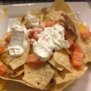 Kalua pork nachos(The Tea Farm Cafe)