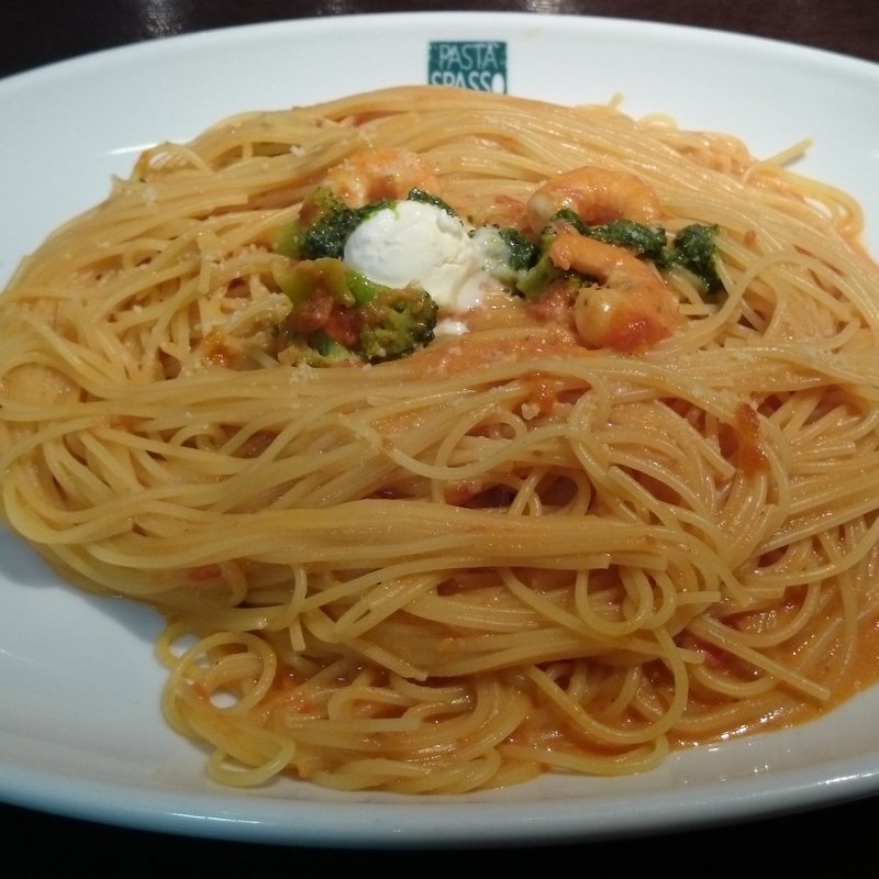 マスカルポーネのトマトソース(パスタカフェ　スパッソ（SPASSO）)