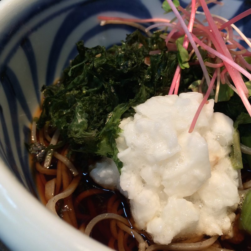 とろろぶっかけそば(銀座 真田 本店)