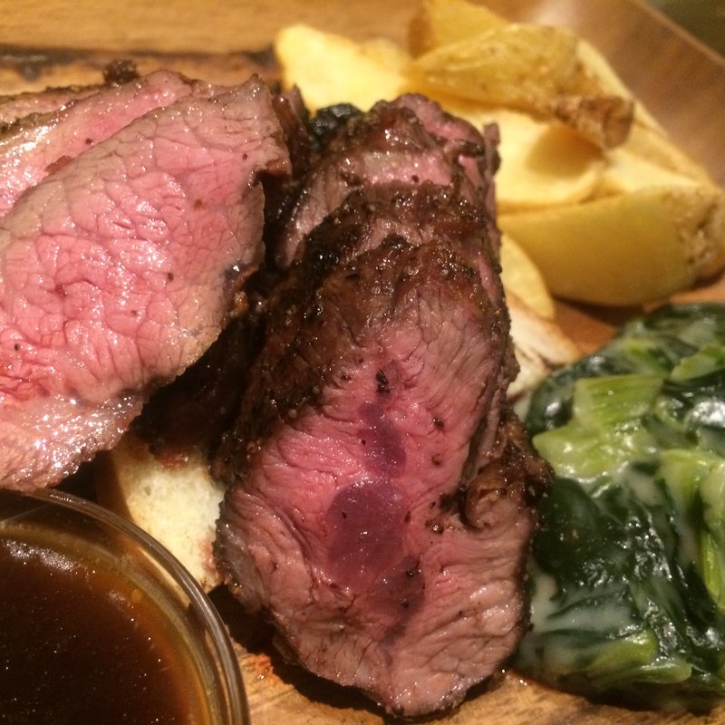 ミスジステーキ(鶏料理専門店　居酒屋大地 )