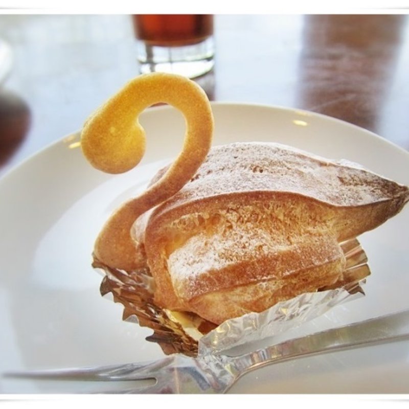 千波白鳥シュー　(好文cafe （コウブンカフェ）)