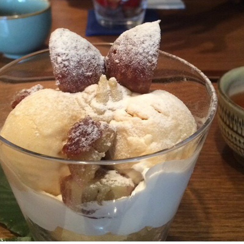 栗のパフェ(鈴懸本店)