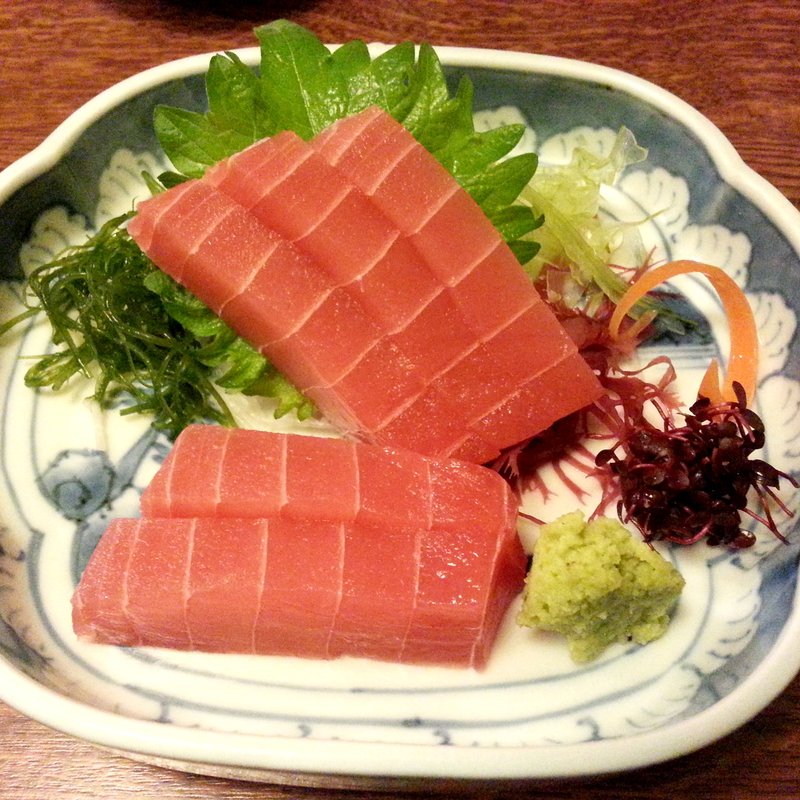 鮪刺身(宵のひととき うまし)