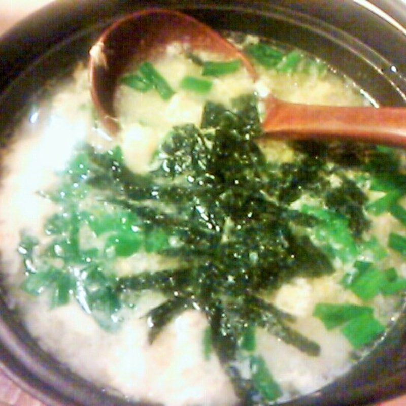 鶏雑炊(炭火焼きとり くぼ)