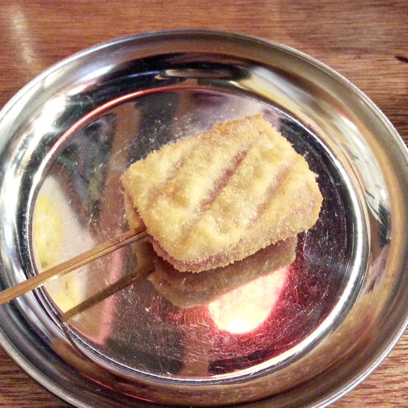 ハムカツ(串かつ でんがな 新板橋店)