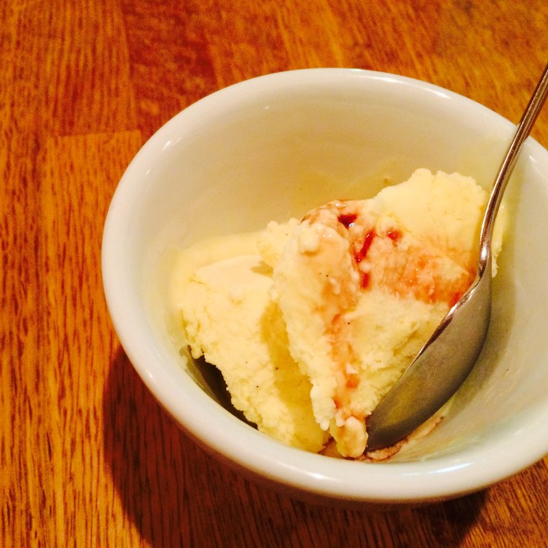 バニラジェラートのリキュールがけ(ぺりかん )