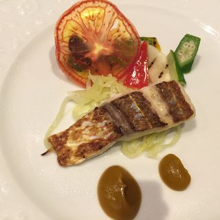 本日の鮮魚(ステーキディナーコースより)(山彦)
