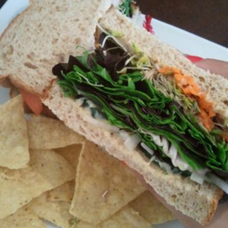 Veggie with hummus(Red Ginger Health Cafe)