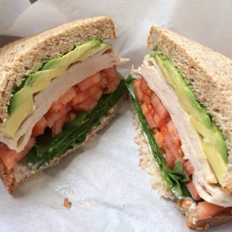 Turkey avocado sandwich( Cafe Panini)
