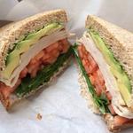 Turkey avocado sandwich