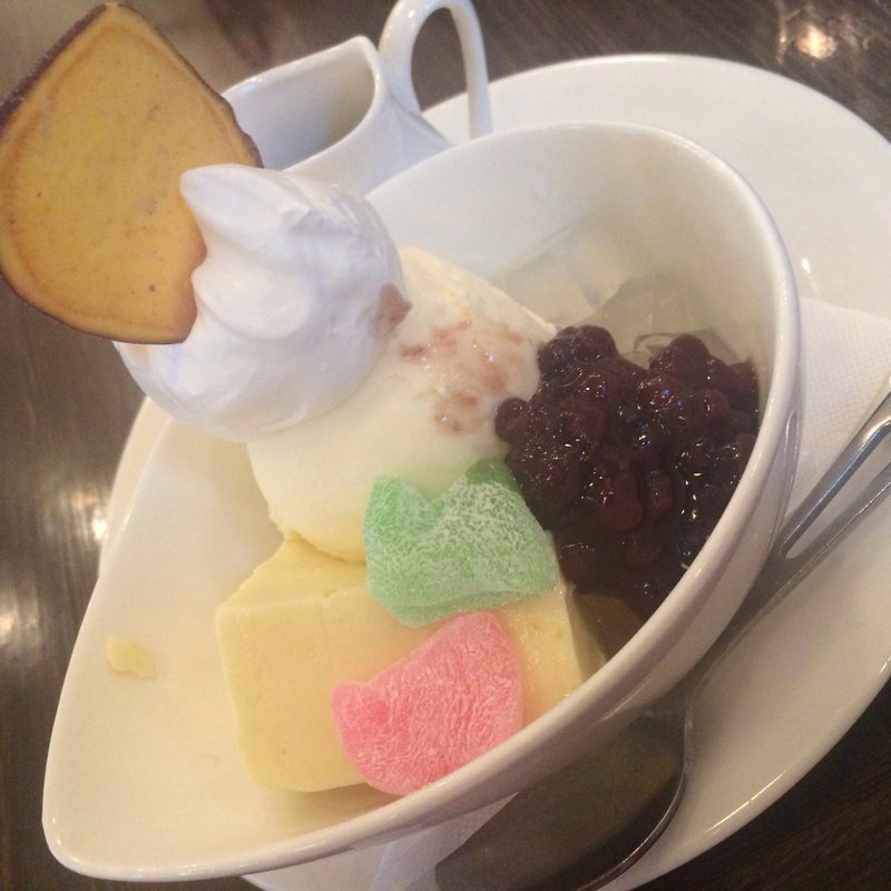 さつまいもプリンのあんみつ(パシフィックデリ)