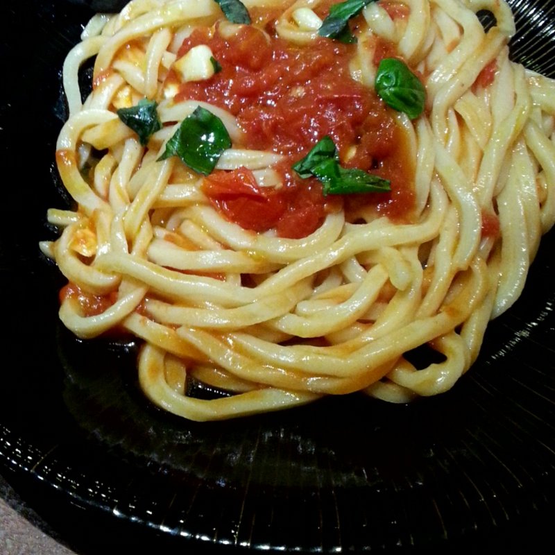 トマトうどん(あんぷく )