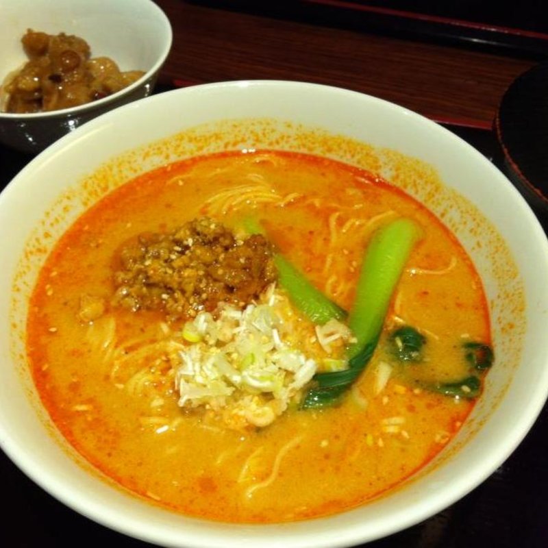 担々麺セット（胡麻ラーメン）(海皇 大阪堂島店 （ハイファン）)