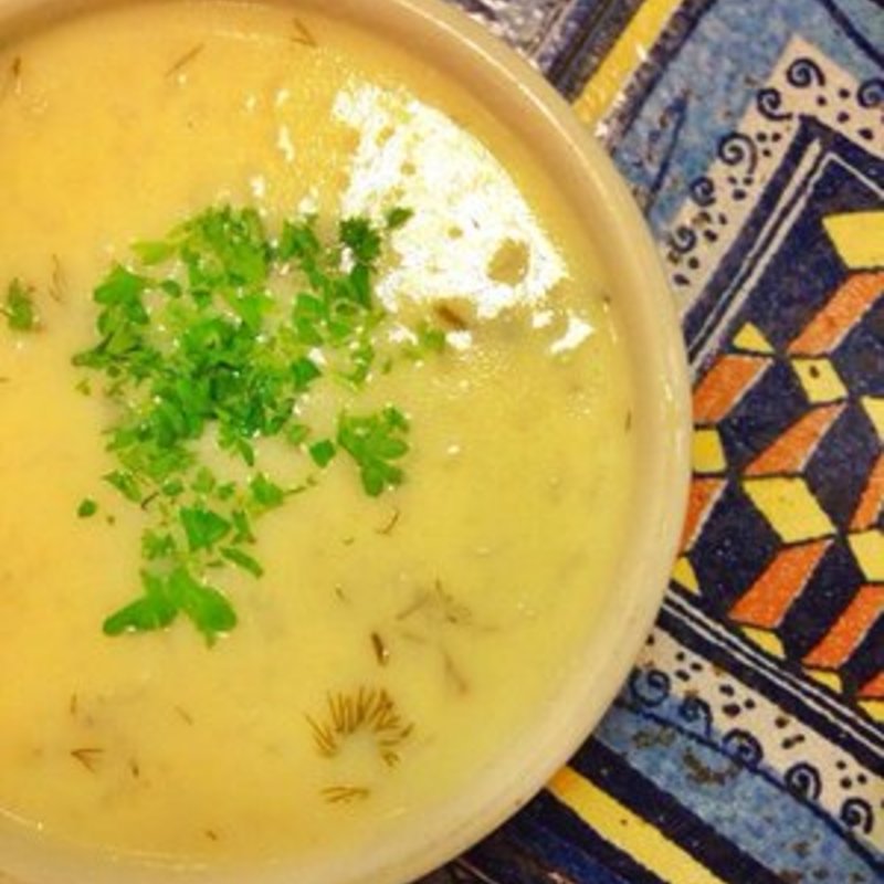 Egg lemon soup(Olive Tree Café)