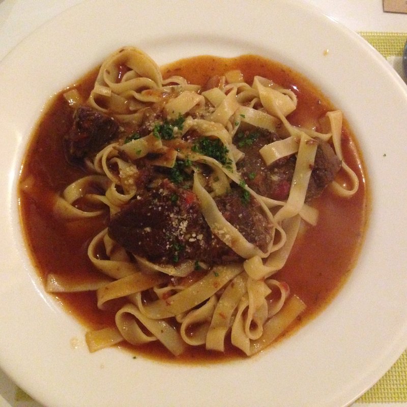 牛頬肉のパスタ(PREGO （プレーゴ）)